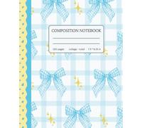 Blue Coquette Notebook | Pastel Bow Design & Feminine Aesthetic for Everyday Writing: College Ruled Journal with Cute Soft Girl Vibes | Ideal for Teen ... Note-Taking, and Stylish Stationery Lovers