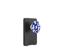 Blue Coral Pattern Ocean Sea Life Immersioni subacquee PopSockets PopWallet per MagSafe