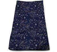 Blue Cucina Strofinacci Panno Lavaggio Auto Domestica Asciugamano da Bagno per Animali Domestici,Tema Galassia Scienza Spazio Esterno Stampa,Morbido,Assorbente D'acqua,Leggero,Blu Bianco 15in x27i