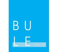 Blue Decor: Bright Beautiful Minimalist Home Decor Book | For Interior Design, Book Stacking, Journaling and Guestbooks