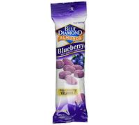 Blue Diamond Blueberry Flavored Almonds, 1.5 oz tubes, 12 tubes each box