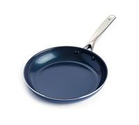 Blue Diamond Cookware Diamante Infuso Ceramica Antiaderente Padella da 26 cm, Padella per Uova, Senza PFAS, Sicuro al Forno, Lavabile in Lavastoviglie, Blu