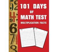 Blue Digital Media 101 Day of Math test Multiplication Facts ( 100 (Tascabile)