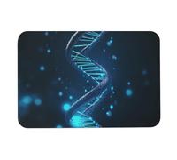 Blue DNA Structure Diatomee fango, tappetini da bagno assorbono umidità e sporco, zerbino con retro in gomma antiscivolo, tappetino adatto sotto la porta, per pavimento del bagno, vasca, doccia