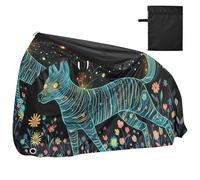 Blue Dog Glowing Impermeabile Bike Cover con Fori di Blocco Anti Polvere Pioggia Neve UV Storage Road Bike Copertura Adatto per la maggior parte funda para moto
