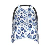 Blue Eyes A Print - Coprisedili per auto, traspiranti, per allattamento, passeggino, multiuso, per neonati