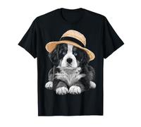 Blue Eyes Art Bernese Mountain Dog Amante Maglietta