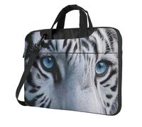 Blue Eyes White Tiger Face Laptop Bag Laptop Case 15.6 Pollice Borse per Computer Imbottito Copertura Del Manicotto Per Le Donne Uomini