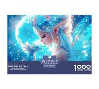 Blue Fairy Dragon Quality Paper Material Excellent Hobby for Quiet Time, Weekends And Holiday Relaxation 38x26cm/1000pcs