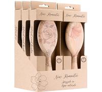 BLUE FARM | Espositore spazzole in legno decor ovale grande 6 pz