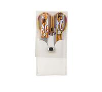 BLUE FARM | Kit forbice pelle o unghia + lima 3,5"/9 cm + pinza obliqua cm 9.5 Kit forbice unghia curva + lima + pinza obliqua COMIC 3