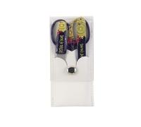 BLUE FARM | Kit forbice pelle o unghia + lima 3,5"/9 cm + pinza obliqua cm 9.5 Kit forbice unghia curva + lima + pinza obliqua MANDALA 6