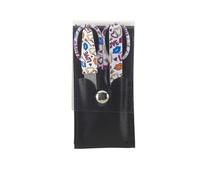 BLUE FARM | Kit forbice pelle o unghia + lima 3,5"/9 cm + pinza obliqua cm 9.5 Kit forbice unghia curva + lima + pinza obliqua LOVE