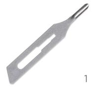 BLUE FARM | Lame sgorbia monouso sterili n° 1, 37.440.01/50