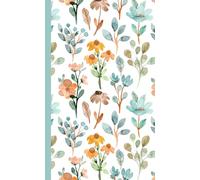 Blue Field of Flowers Lined Notebook