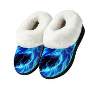Blue Fire - Pantofole a forma di drago cinese, per interni ed esterni, Multi, 43.5/44.5 EU