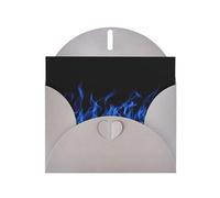 Blue Flame Printing Holiday Love Buckle Pearl Paper Bulk con buste di auguri, Thinking Of You Cards 4 X 6 pollici