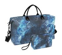 Blue Flash Tech Ape Warrior Travel Duffel Bag Weekend Bag Travel Tote Gym Bag con tracolla regolabile per viaggio multifunzionale bolsas Grandes para Mujer