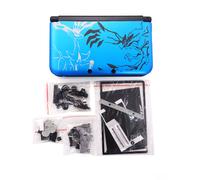 Blue Full Housing Case Cover Shell Complete Set Replacement Kit for 3DS XL/LL