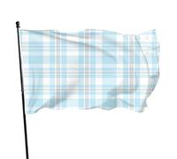 Blue Glen Checkered Plaid Garden Flag 3x5 FT Abstract Square Gingham Tartan Pattern Poliestere Yard Flags House Patio Prato Indoor Outdoor Greeting Banner