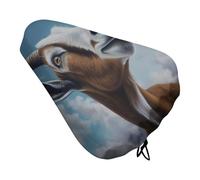 Blue Goat - Coprisedile per bicicletta, impermeabile, con coulisse, per pioggia, neve, polvere, città, mountain bike