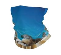 Blue Goat Stampa Sci Copertura Del Viso Freddo Sciarpa Per Gli Uomini Donne, Scaldacollo Ghetta Per Sci Corsa