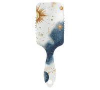 Blue-gold Astrological Planet spazzola per capelli delicata per massaggiatore del cuoio capelluto ispessito per tutti i tipi di capelli con manico ergonomico cepillo anti crespo para cabello