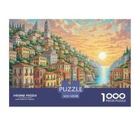 Blue Grotto 1000 Pezzi Puzzle Difficile Regalo Per Gli Amanti Dei Building Per Adulti E Bambini Dai 14 Confezione Di Alta Qualità Sfide Extra Divertenti Intrattenimento Creativo 52x38cm/1000pcs