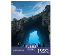 Blue Grotto 1000 Pezzi Puzzle Difficile Regalo Per Gli Amanti Dei Building Per Adulti E Bambini Dai 14 Confezione Di Alta Qualità Sfide Extra Divertenti Intrattenimento Creativo 52x38cm/1000pcs