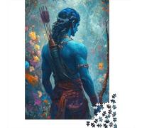 Blue Guerriero Jigsaw 1000Pcs Arciere Collection Adulti E Ragazzi Puzzle Giochi Regalo Puzzle 1000pcs (75x50cm)