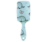 Blue Guinea Pig Cute antistatico spazzola per capelli spessi Progettato massaggiatore testa per capelli lunghi con manico ergonomico cepillo para cabello de mujer