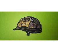 Blue Hawai C060 Patch ECUSSON Born to Kill Casco 9 x 5 cm