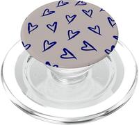 Blue Hearts Love Me Right PopSockets PopGrip per MagSafe