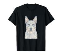 Blue Heeler Australian Cattle Dog Outback Mosaico Maglietta