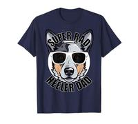 Blue Heeler Dad, Divertente Padre di Cane da Pastore Australiano Maglietta