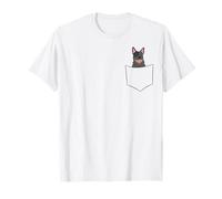 Blue Heeler Dog In A Pocket Australian Cattle Dog Maglietta