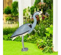 Blue Heron Decoy Garden Statue Bird Figurine Ornamento per il cortile della