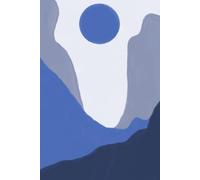 Blue Hours - Canyon Moon - 6x9” Lined Journal | Cream Paper: Inspired by desert skies and dusk, ideal for reflection and rhythm.