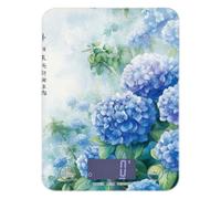 Blue Hydrangea Motto Spring Display LCD Food Scale Travel 12 lbs/0 18oz 5kg/5g (scenario) grammo Bilancia da cucina con 4 unità per arrostire báscula para cocina