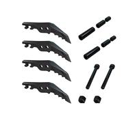 Blue Ice - Kit di punte per ramponi Harfang - Harfang Tech Front Points - Nero