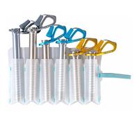 BLUE ICE Rollup Ice Screw Holder - Unisex - Grigio - Taglia unica- modello 2024