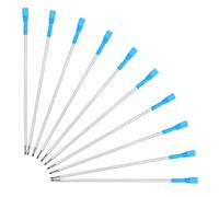 Blue Ink Refills 4.5inch (10pcs) Replaceable Ballpoint Pens Refills 1mm Medium Point Metal Pen Refill(Blue)