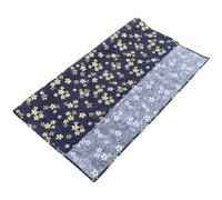 Blue Japanese Gift Wrapping Cloth Reusable Fabric with Antislip Feature