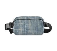 Blue Jeans Carino Marsupio per Donne Uomini Impermeabile Sling Bag Travel Essential con Cinghia Regolabile per Viaggi Corsa Escursionismo, Jeans blu., 1 size
