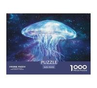 Blue Jellyfish1000 Pezzi Puzzle ClassiciOcean Animals Divertimento Per Adulti Per Adulti Intrattenimento Creativo70x50cm/1000pcs