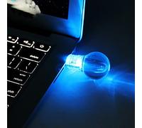 Blue LED Light Bulb Model USB Flash Drive 2.0 16GB 8GB 32GB 4GB 64GB USB Creative Gifts Flash Storage Disk (Capacity : 4GB Style : USB with Blue Light) (Usb With Blue Light 16GB)