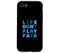 Blue Life Don't Play Fair Blue Graphic Custodia per iPhone SE (2020) / 7 / 8