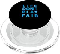 Blue Life Don't Play Fair Blue Graphic PopSockets PopGrip per MagSafe
