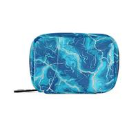 Blue Lightning - Borsa da viaggio per medicina con scomparti staccabili, borsa da viaggio portatile per medicina