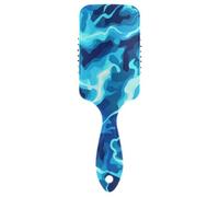 Blue Lightning Turchese spazzola per capelli carino per phon asciugatura Progettato bagnato asciutto spazzola per capelli bagnati con manico ergonomico cepillo para peinar